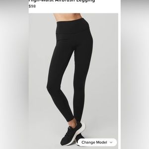 Alo Yoga all high-waist airbrush leggings (BRAND NEW)